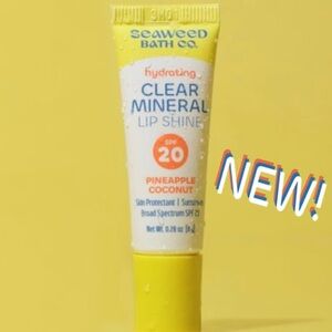 PINEAPPLE COCONUT Hydrating Clear Mineral Lip Shine SPF 20 NWT